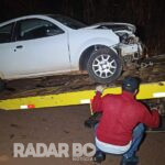 Colisão contra poste deixa condutora ferida e causa apagão no Jardim Coopagro em Toledo