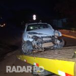Colisão contra poste deixa condutora ferida e causa apagão no Jardim Coopagro em Toledo