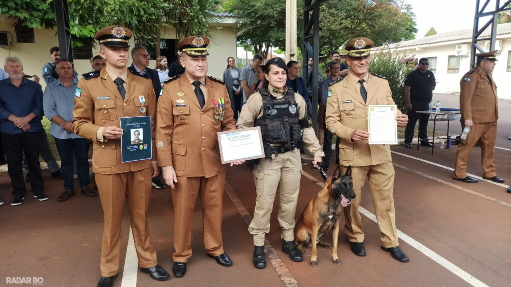 19º BPM de Toledo homenageia Tiradentes em solenidade militar
