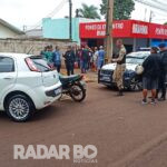 Motociclista fica ferido em colisão com carro que saía de garagem no Jardim Panorama em Toledo