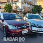 Colisão no centro de Toledo envolve carro de Marechal Rondon e veículo local