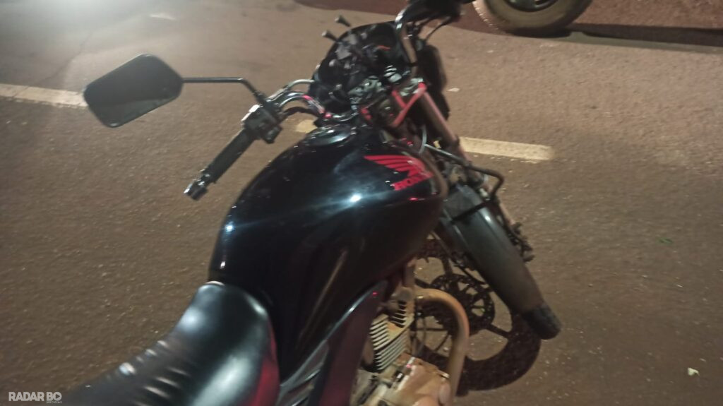 Motociclista fica ferido em colisão com carro no centro de Toledo