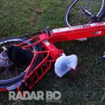 Moto e bicicleta elétrica colidem frontalmente e deixam feridos no Jardim Panorama em Toledo