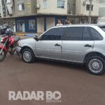 Motociclista fica ferida em colisão com Gol na Vila Industrial em Toledo