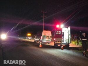 Acidente envolvendo três veículos é registrado na PR-364 entre Palotina e Terra Roxa