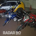 PM apreende três motos com escapamento irregular e retrovisores fora da norma em Toledo