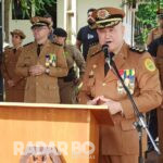 19º BPM de Toledo homenageia Tiradentes em solenidade militar