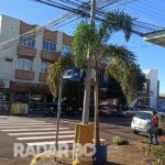 Colisão no centro de Toledo envolve carro de Marechal Rondon e veículo local
