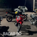 ROCAM apreende motos barulhentas e flagra porte de droga e falta de CNH em Toledo