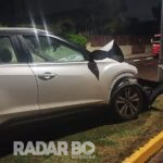 Motorista de SC perde controle e acerta poste na Maripá durante a madrugada em Toledo