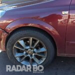 Colisão no centro de Toledo envolve carro de Marechal Rondon e veículo local