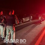 Porsche em fuga da PRF é interceptado pela PM após perseguição em Assis Chateaubriand