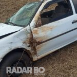 Motorista de Cascavel escapa ileso após capotamento na BR-163 perto de Toledo