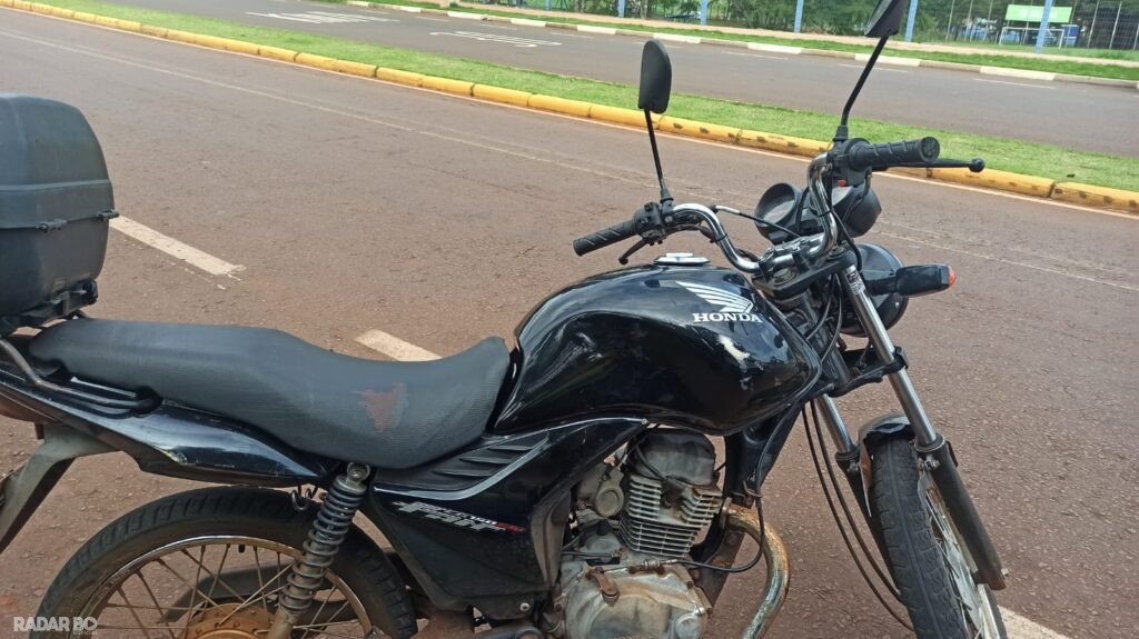 Motociclista fica ferido em colisão na rotatória da Ministro Cirne Lima com a Maripá em Toledo