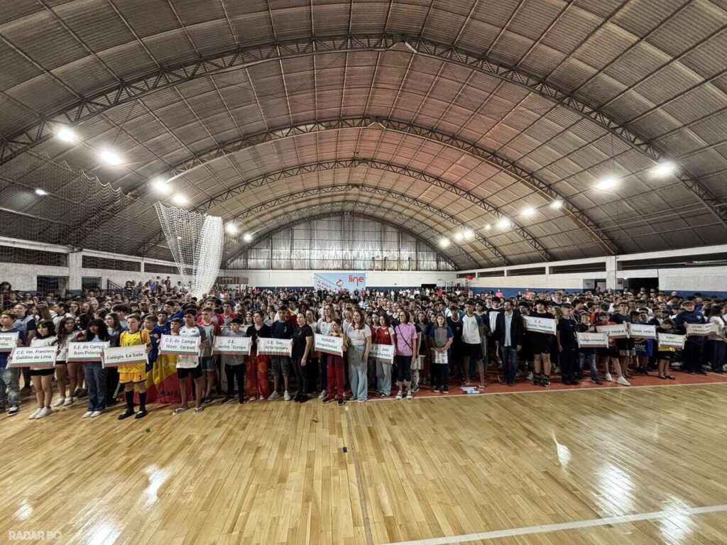Jogos Escolares de Toledo começam com participação de 500 atletas e 1.000 espectadores