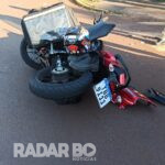 Motociclista fica ferido em colisão com Gol na Vila Industrial em Toledo