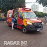Duas mulheres ficam feridas em colisão entre motos no centro de Toledo