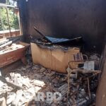 Casa é totalmente destruída por incêndio em Concórdia do Oeste