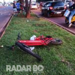 Moto e bicicleta elétrica colidem frontalmente e deixam feridos no Jardim Panorama em Toledo