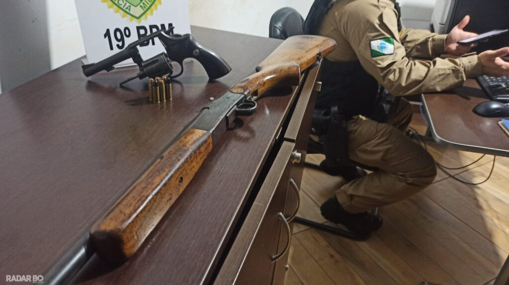 Irmãos são presos por posse ilegal de armas após ameaças no São Francisco em Toledo