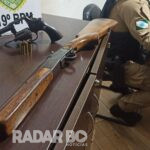 Irmãos são presos por posse ilegal de armas após ameaças no São Francisco em Toledo