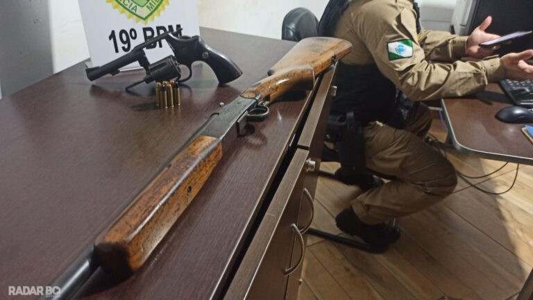 Irmãos são presos por posse ilegal de armas após ameaças no São Francisco em Toledo