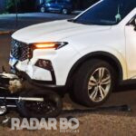 Motociclista fica ferido em colisão frontal com carro na Vila Industrial em Toledo