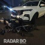 Motociclista fica ferido em colisão frontal com carro na Vila Industrial em Toledo