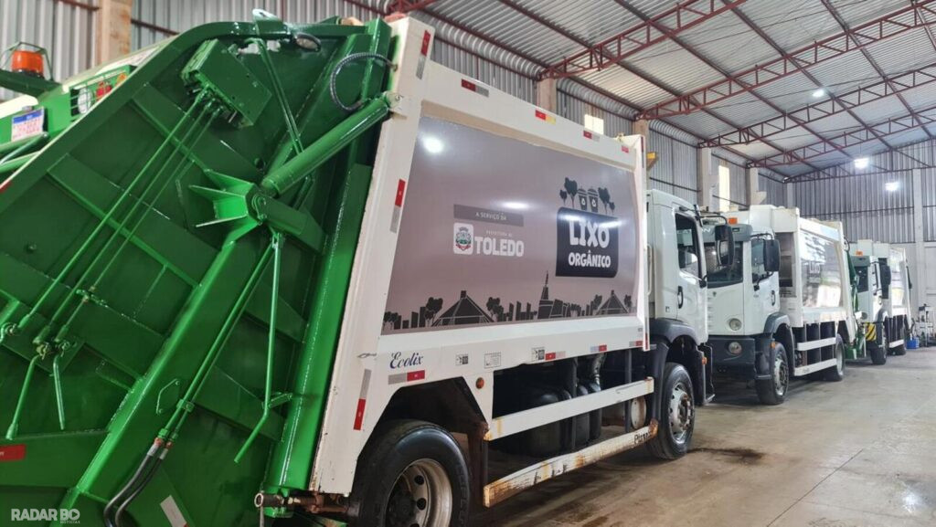 Coleta de lixo orgânico enfrenta dificuldades em Toledo após transição para nova empresa