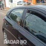SAMU atende motociclista ferida após acidente na Rua Rui Barbosa em Toledo