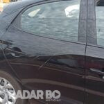 SAMU atende motociclista ferida após acidente na Rua Rui Barbosa em Toledo