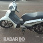 SAMU atende motociclista ferida após acidente na Rua Rui Barbosa em Toledo