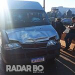 Caminhão, S10 e Ducato se envolvem em engavetamento no Jardim Anápolis em Toledo