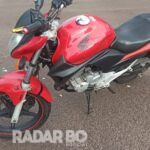 Motociclista fica ferido em acidente com carro perto da Prefeitura de Toledo