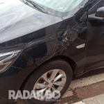 Motociclista fica ferido em acidente com carro perto da Prefeitura de Toledo