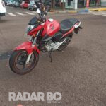 Motociclista fica ferido em acidente com carro perto da Prefeitura de Toledo