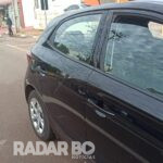 SAMU atende motociclista ferida após acidente na Rua Rui Barbosa em Toledo