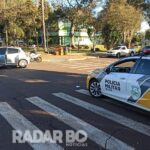 Motociclista fica ferido em colisão com carro no Jardim La Salle em Toledo