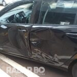 Motociclista fica ferido em acidente com carro perto da Prefeitura de Toledo