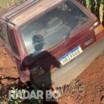 Colisão traseira entre carro parado e caminhão deixa ferido na estrada Toledo-Concórdia do Oeste