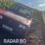Colisão traseira entre carro parado e caminhão deixa ferido na estrada Toledo-Concórdia do Oeste