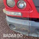 Colisão traseira entre carro parado e caminhão deixa ferido na estrada Toledo-Concórdia do Oeste