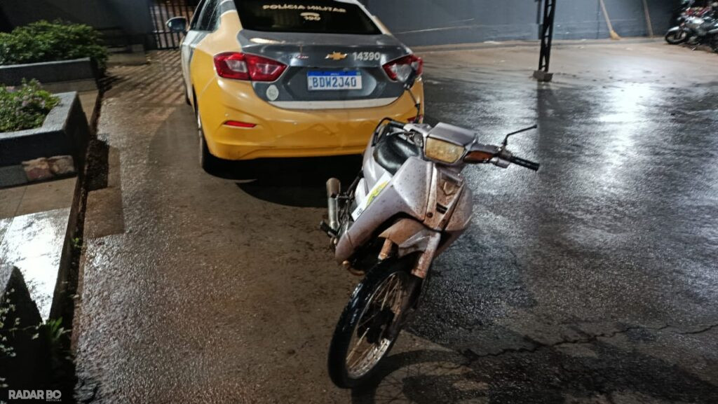 Câmeras de segurança ajudam PM a recuperar motocicleta furtada em Toledo