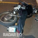Motociclista fica gravemente ferido após colidir contra poste em Toledo