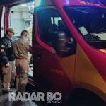 Motorista de Uber sofre mal súbito e colide contra árvore no Pinheirinho, em Toledo
