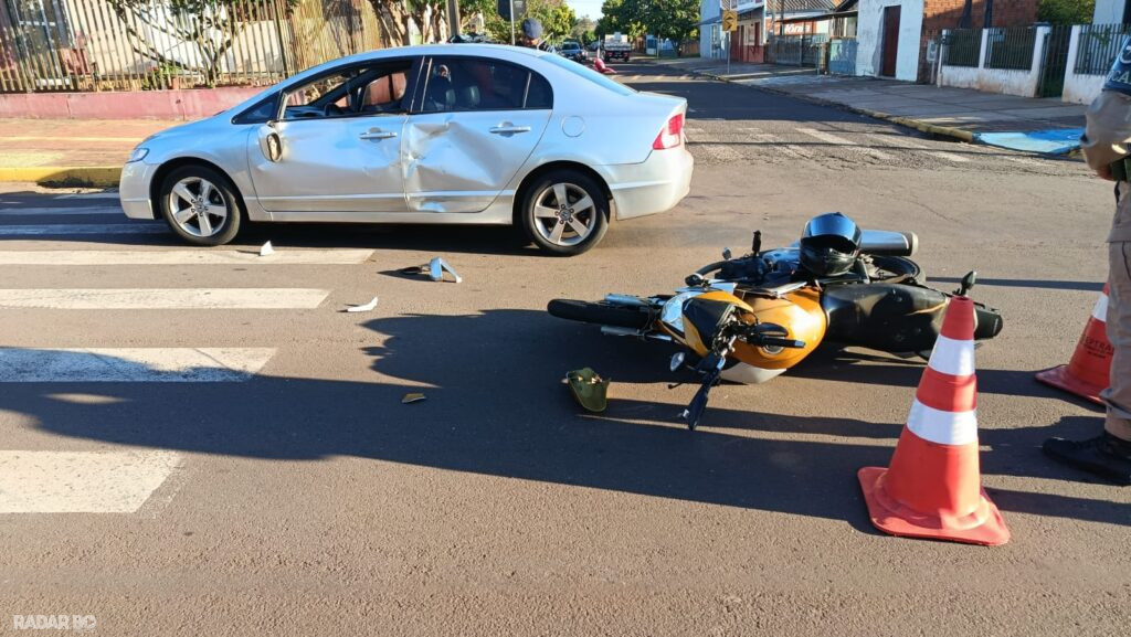 Jovem sofre fraturas em acidente no Jardim Europa em Toledo
