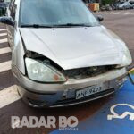 Chevrolet Onix e Ford Fiesta se envolvem em acidente no centro de Toledo