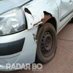 Motociclistas ficam feridos em colisão com carro no centro de Toledo