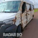 Renault Master tomba na rodovia que liga Toledo a Marechal Cândido Rondon
