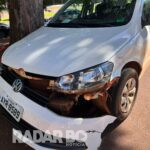 Acidente perto do Horto Florestal em Toledo envolve carro de Tupãssi e motocicleta